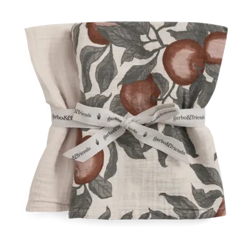 Pomme Muslin small blanket 2 pieces - 60x60 cm - Garbo&Friends