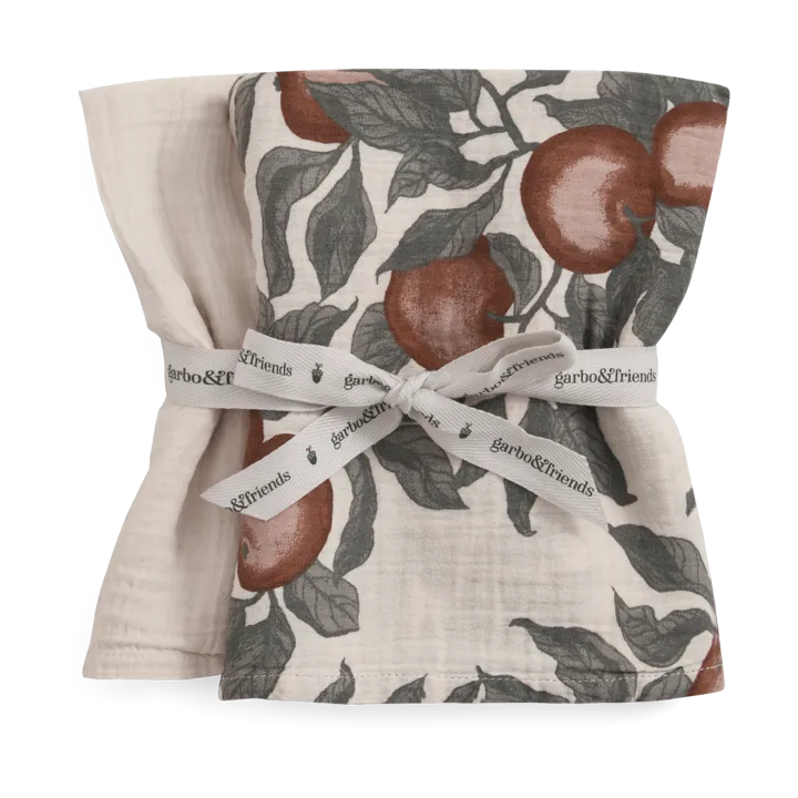 Pomme Muslin small blanket 2 pieces - 60x60 cm - Garbo&Friends
