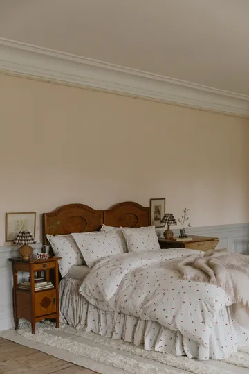 Poppy Seersucker bed skirt - 90x200x45 cm - Garbo&Friends
