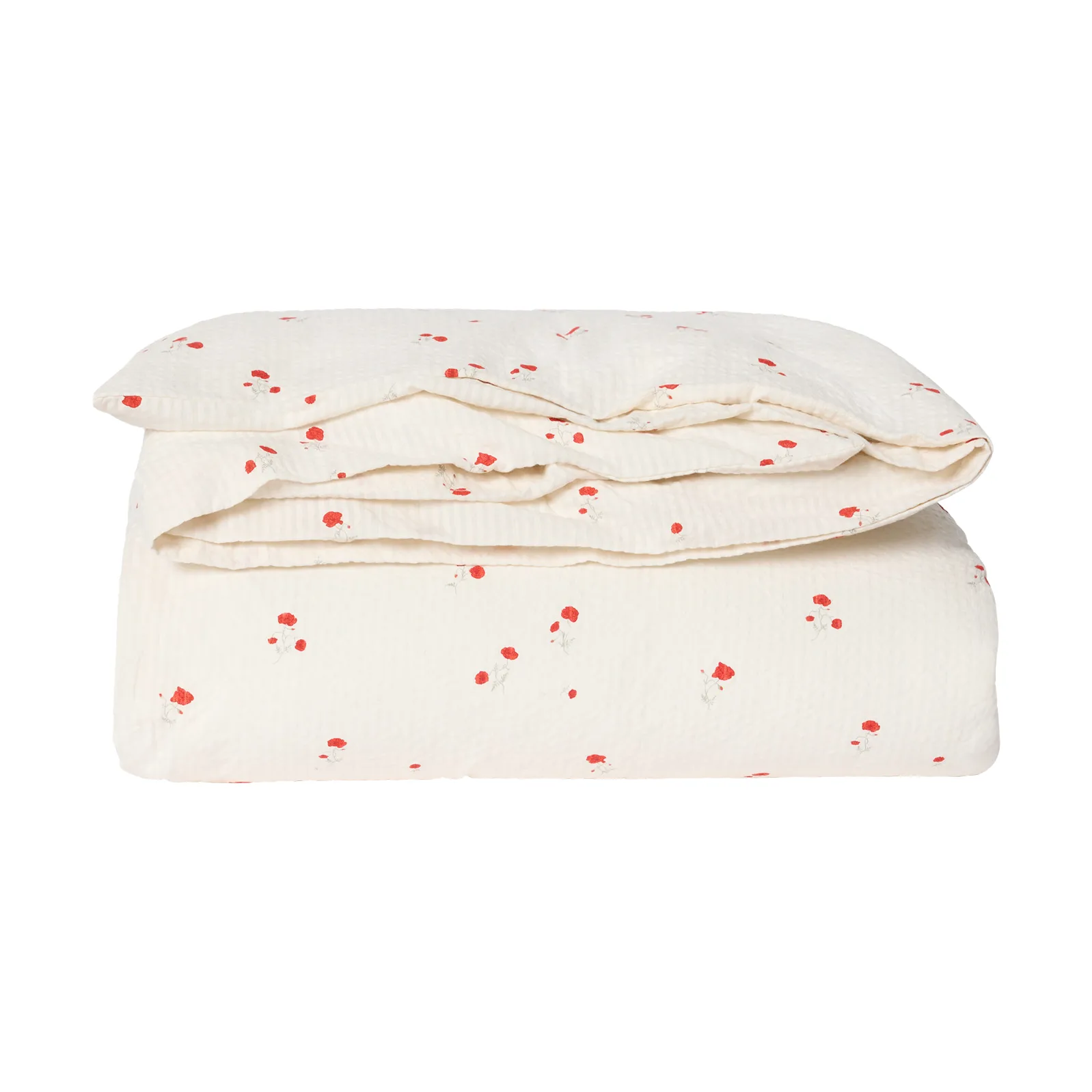 Poppy Seersucker double duvet cover, 220x220 cm Garbo&Friends