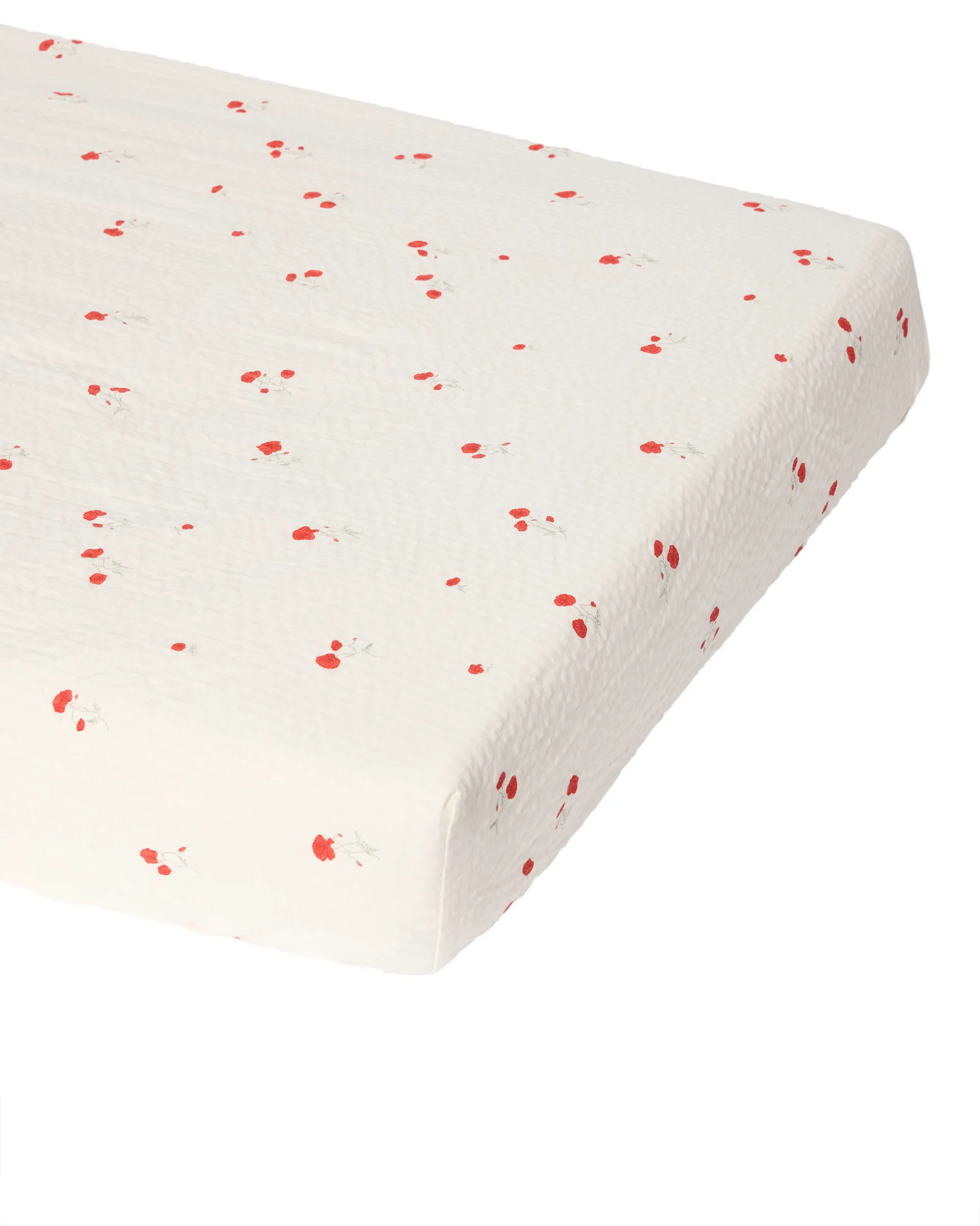 Poppy Seersucker fitted sheet, 180x200x30 cm Garbo&Friends