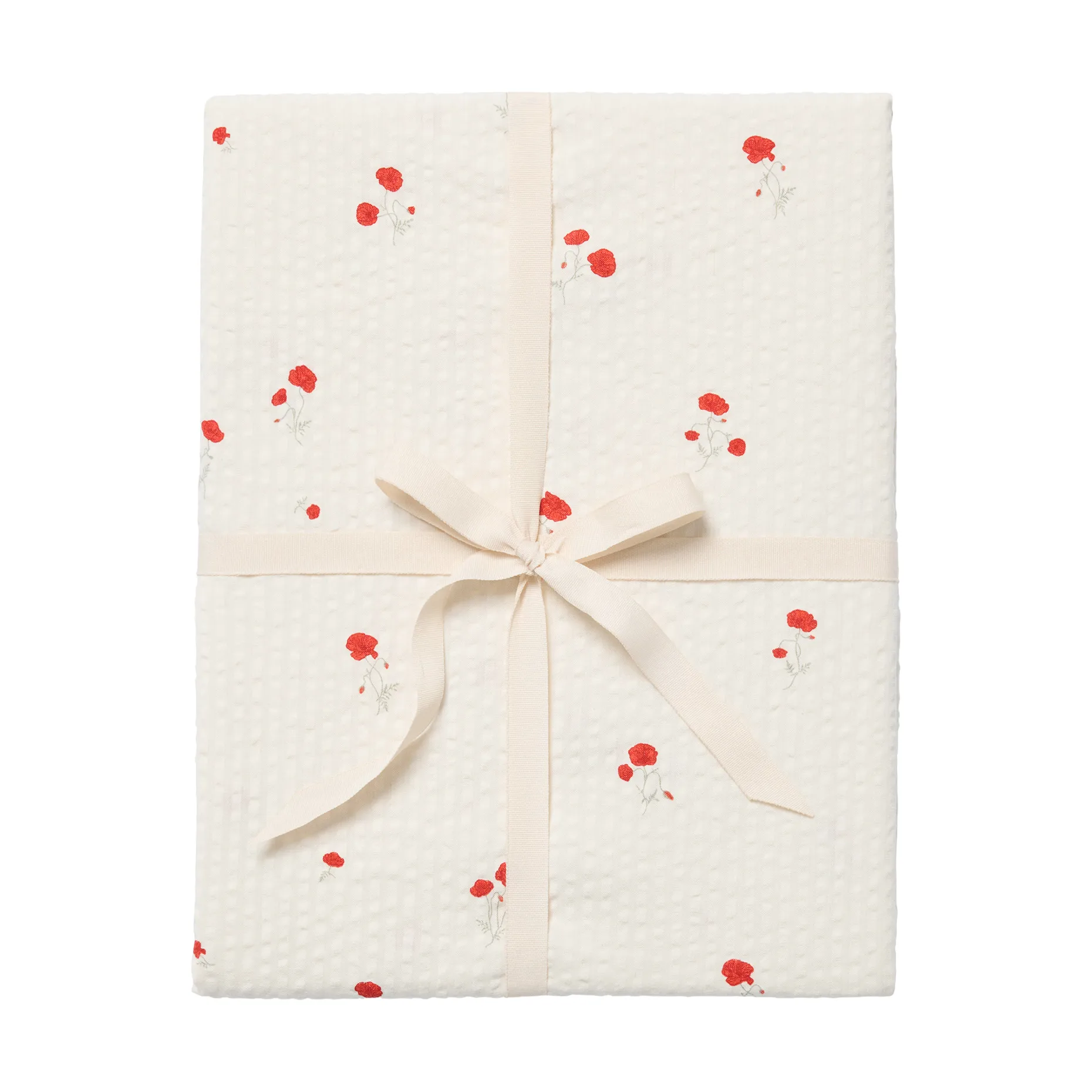 Poppy Seersucker fitted sheet, 90x200x30 cm Garbo&Friends