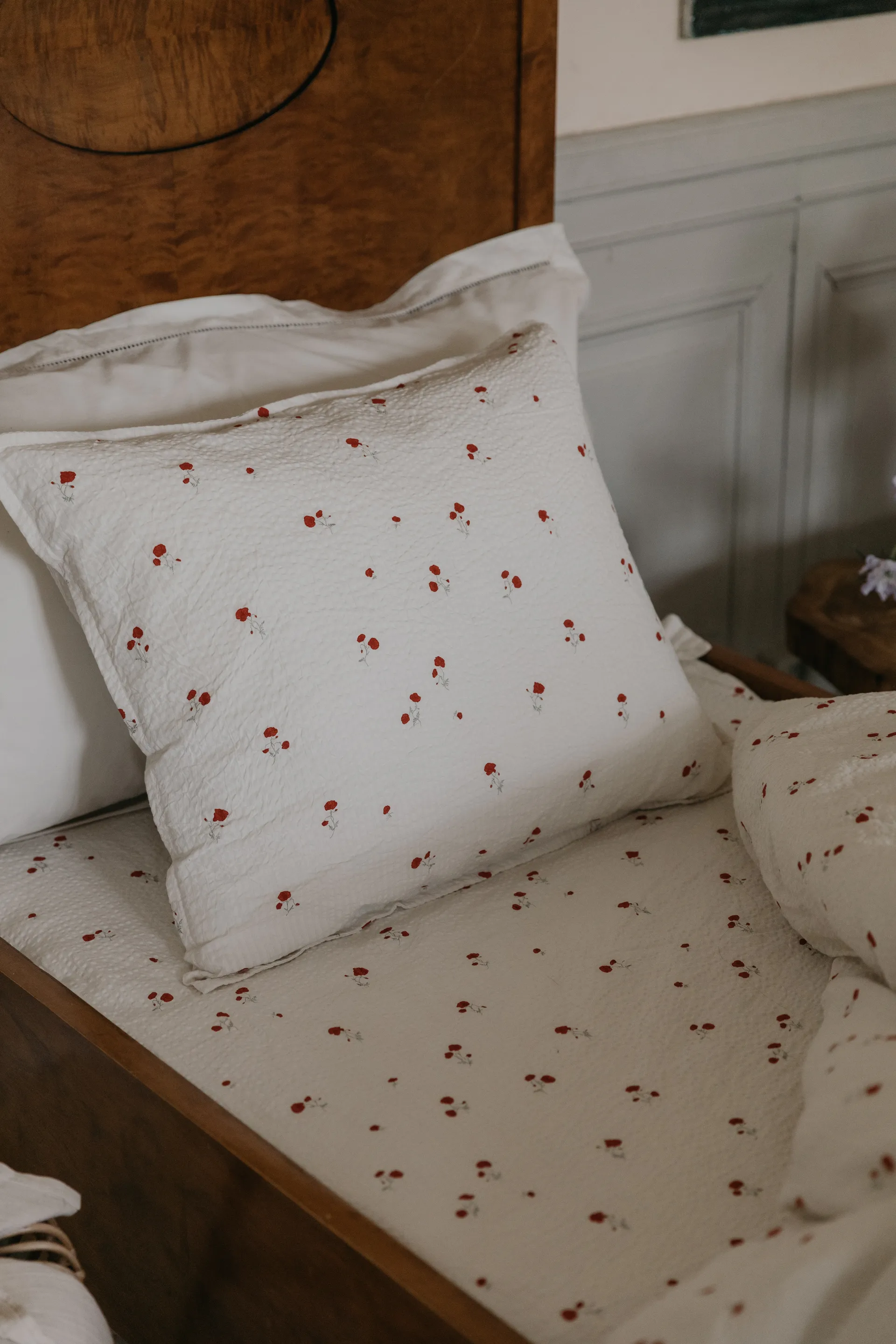 Poppy Seersucker pillowcase, 50x75 cm Garbo&Friends