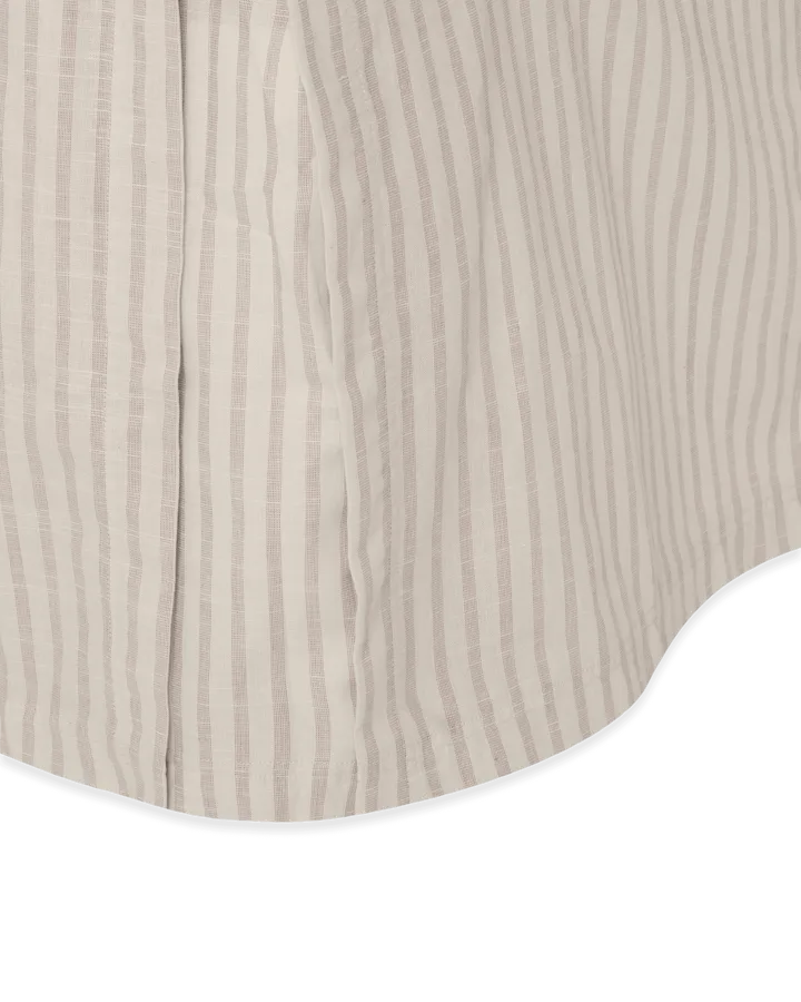 Stripe Mauve bed skirt - 140x200x53 cm - Garbo&Friends