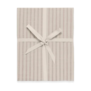 Stripe Mauve fitted sheet - 90x200x30 cm - Garbo&Friends