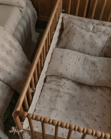 Viola Muslin Junior Bedding Set - 100x140 cm/40x60 cm - Garbo&Friends