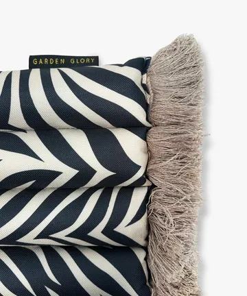 Garden Glory Outdoor seat cushion - Zebra fringe - Garden Glory