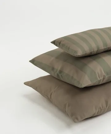 Garden Glory striped cushion - Eucalyptus green-beige, 25x50 cm - Garden Glory