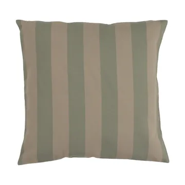 Garden Glory striped cushion - Eucalyptus green-beige, 50x50 cm - Garden Glory