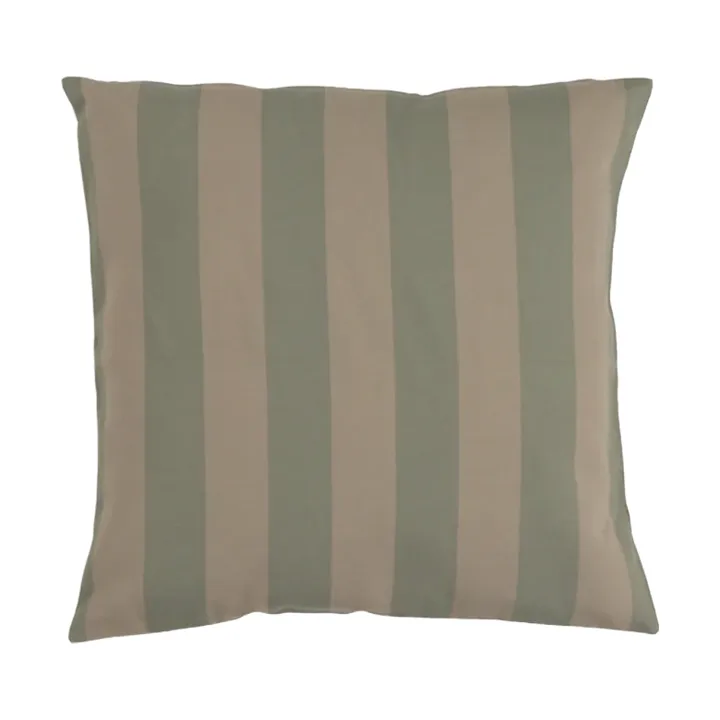 Garden Glory striped cushion - Eucalyptus green-beige, 50x50 cm - Garden Glory