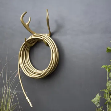 Garden Glory wall mount reindeer - Gold - Garden Glory