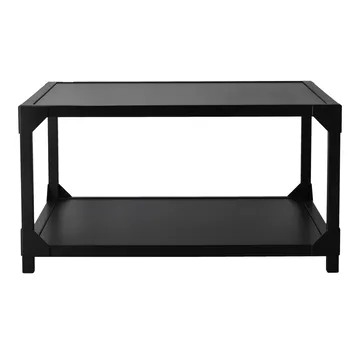 Bleck coffee table 75x75 cm veneer - Beech-black stain - Gärsnäs