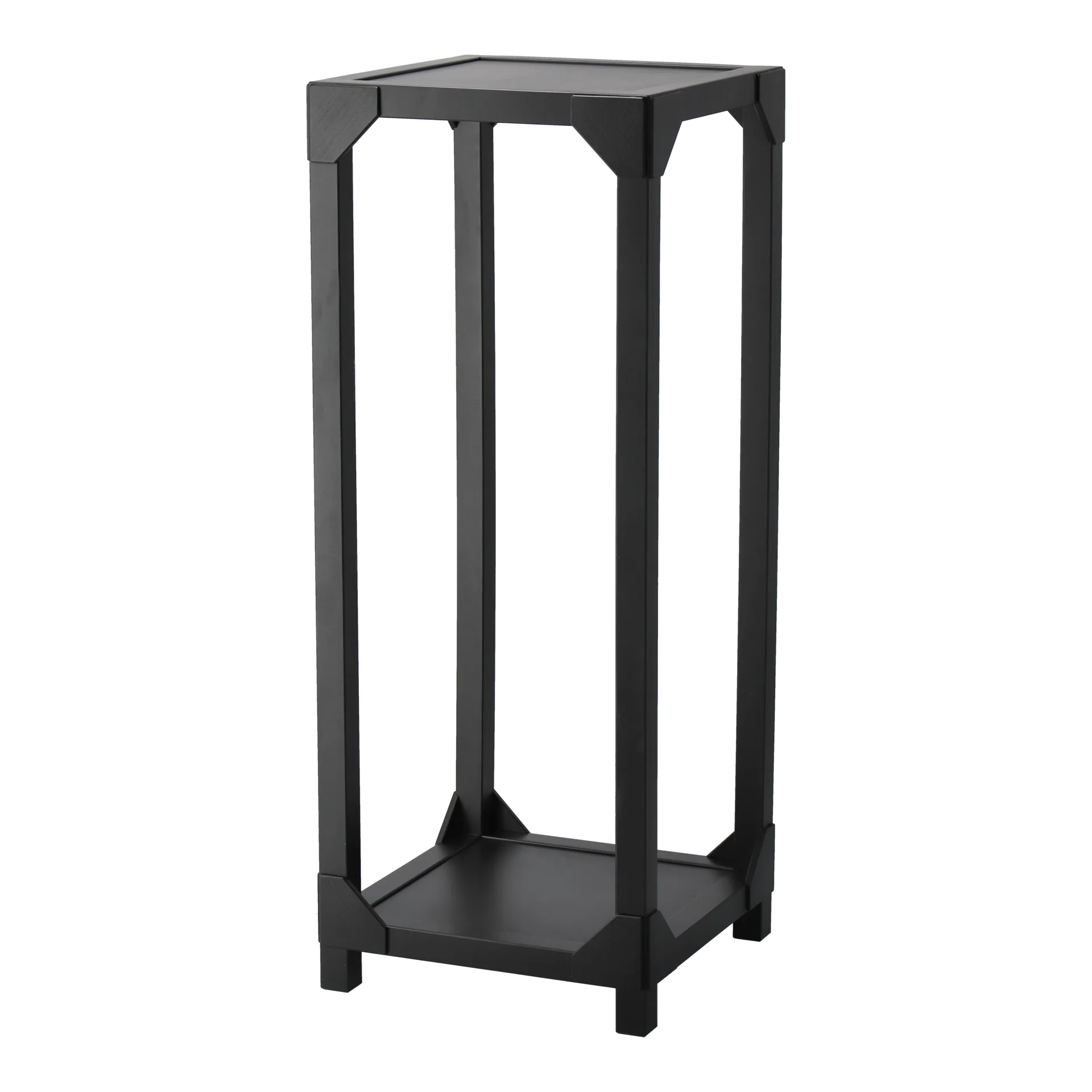 Bleck pedestal veneer, Beech-black stain Gärsnäs