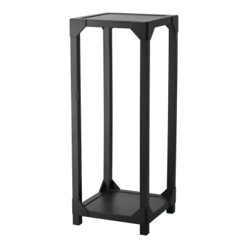 Bleck pedestal veneer - Beech-black stain - Gärsnäs