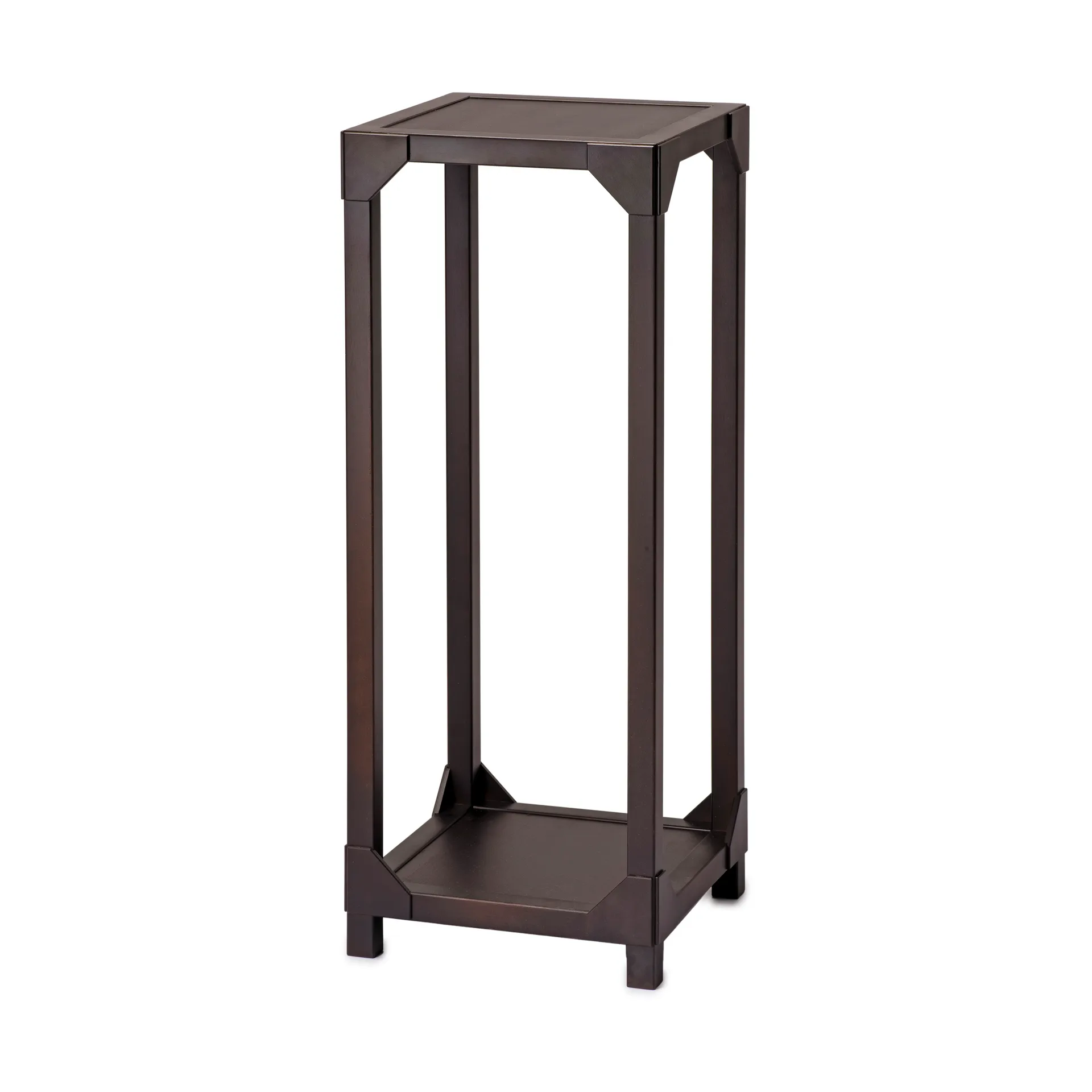 Bleck pedestal veneer, Beech-dark brown stained Gärsnäs