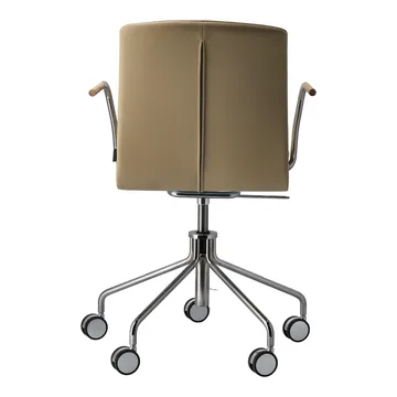 Day armchair swivel stand chrome - Oak-natural-H&S-elmosoft 02119 - Gärsnäs