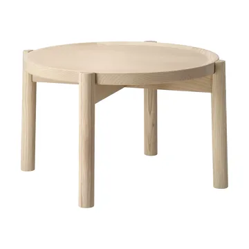 Elna coffee table - Ash-white-Ø40 cm - Gärsnäs