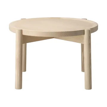 Elna coffee table - Ash-white-Ø40 cm - Gärsnäs