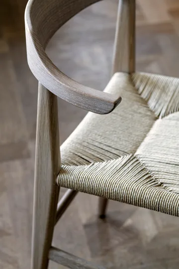 Hedda armchair - Oak natural monocoating-paper cord nature - Gärsnäs