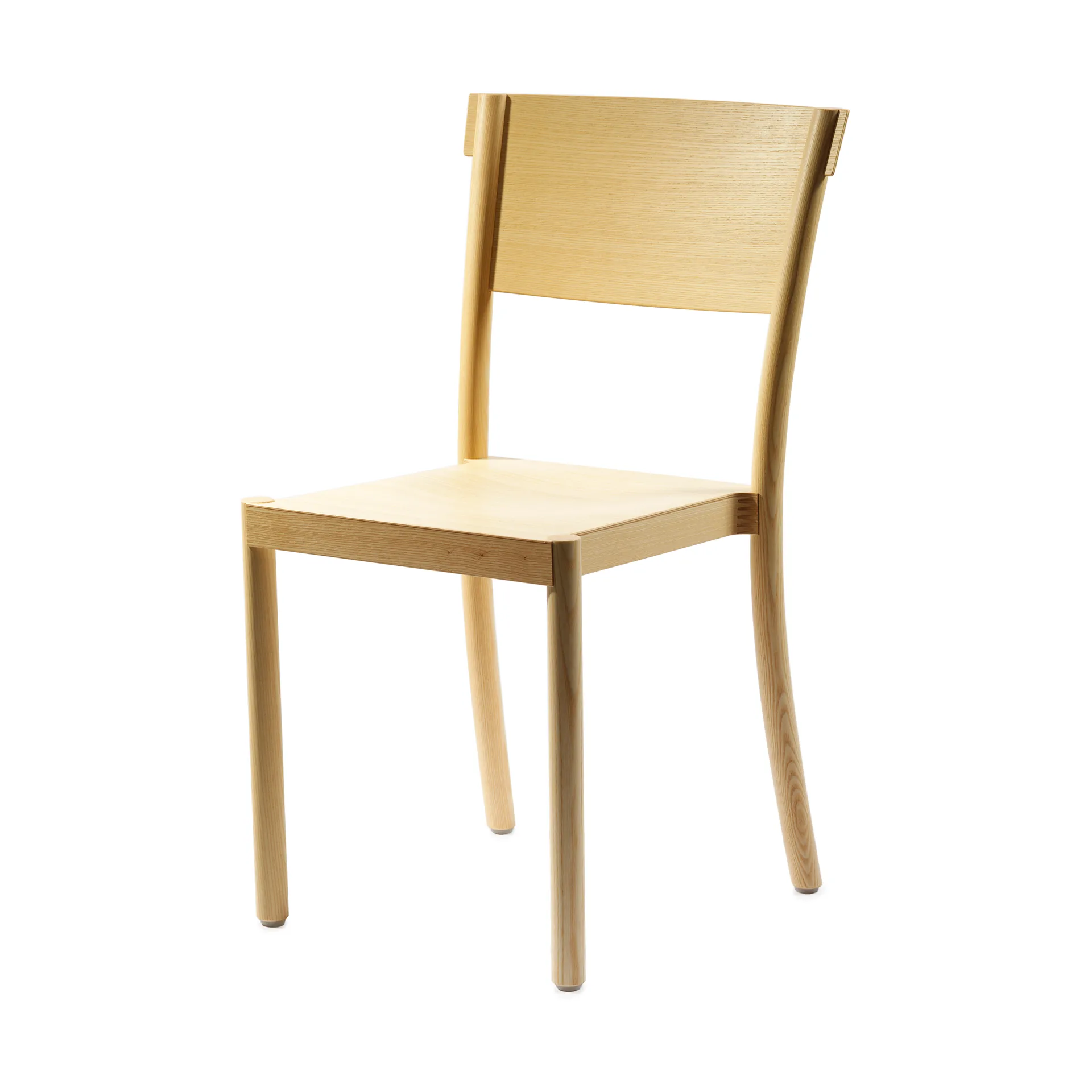 Light & Easy chair, Ash-white-veneered seat Gärsnäs