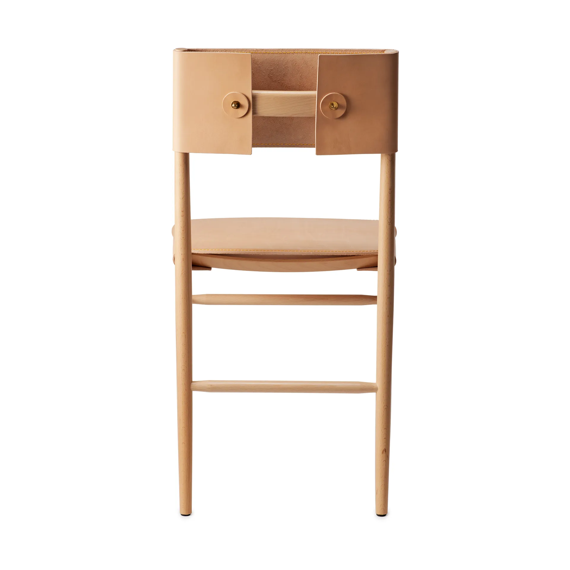 Madonna chair, Beech-natural-Tärnsjö leather natural Gärsnäs