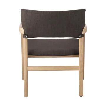 Vyn armchair upholstered back - Monocoat natural-Lido 46 Mole - Gärsnäs