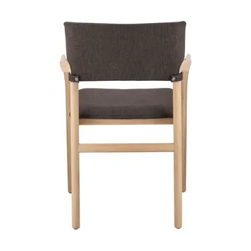 Vyn chair upholstered back - Monocoat natural-Lido 46 Mole - Gärsnäs