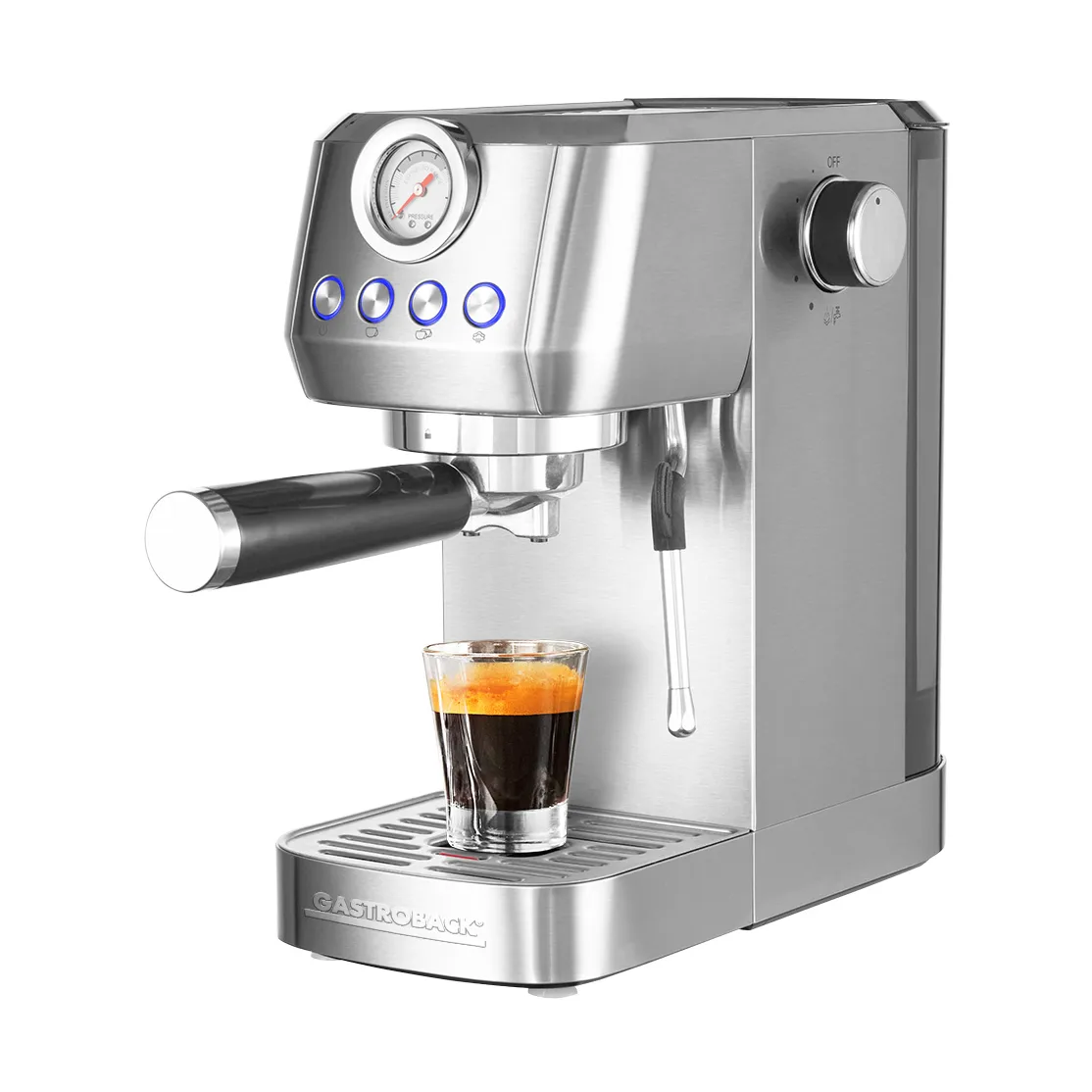 Gastroback Design 42721 Piccolo Pro Espresso Machine, Silver Gastroback