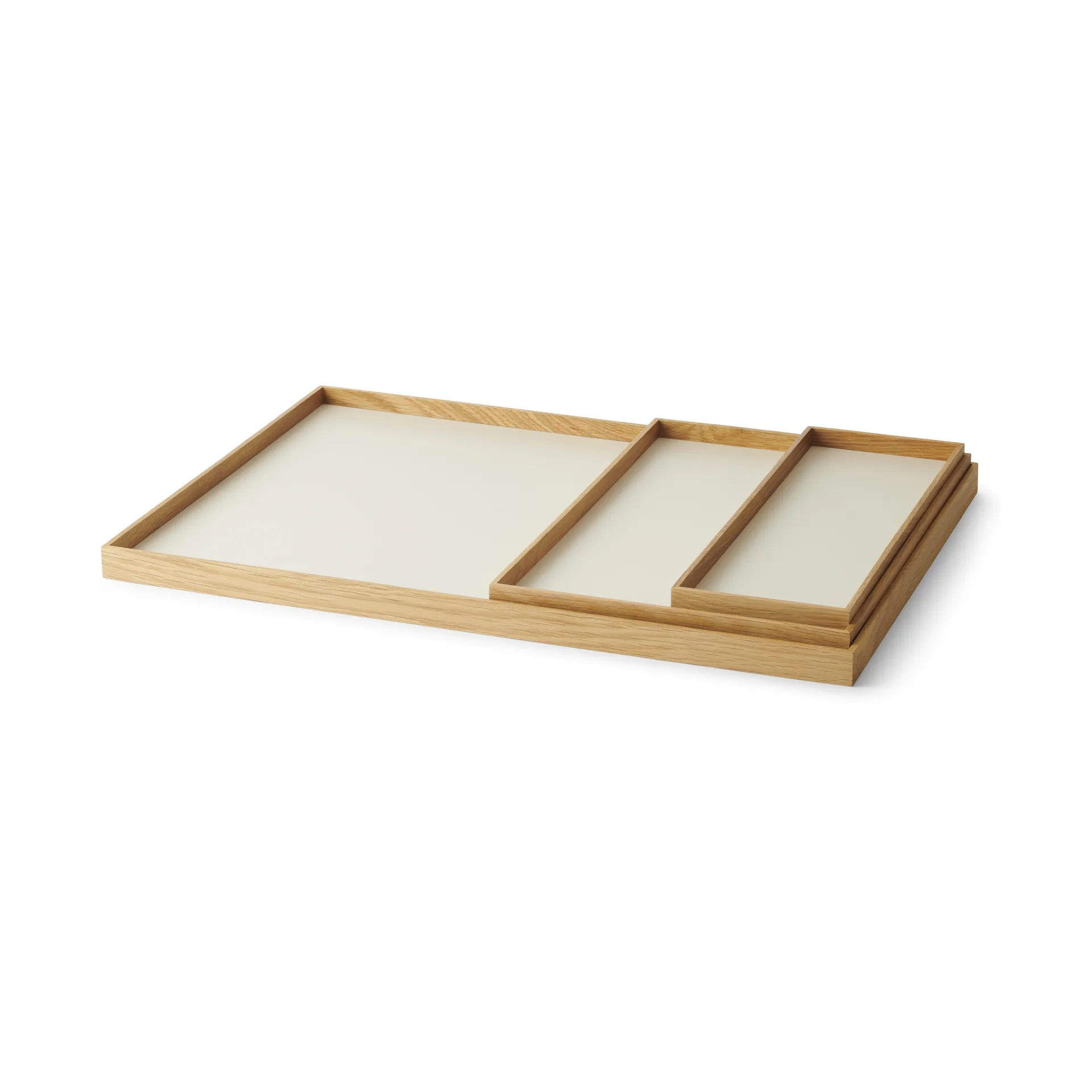Frame tray large 35.5x50.6 cm, Oak-beige Gejst
