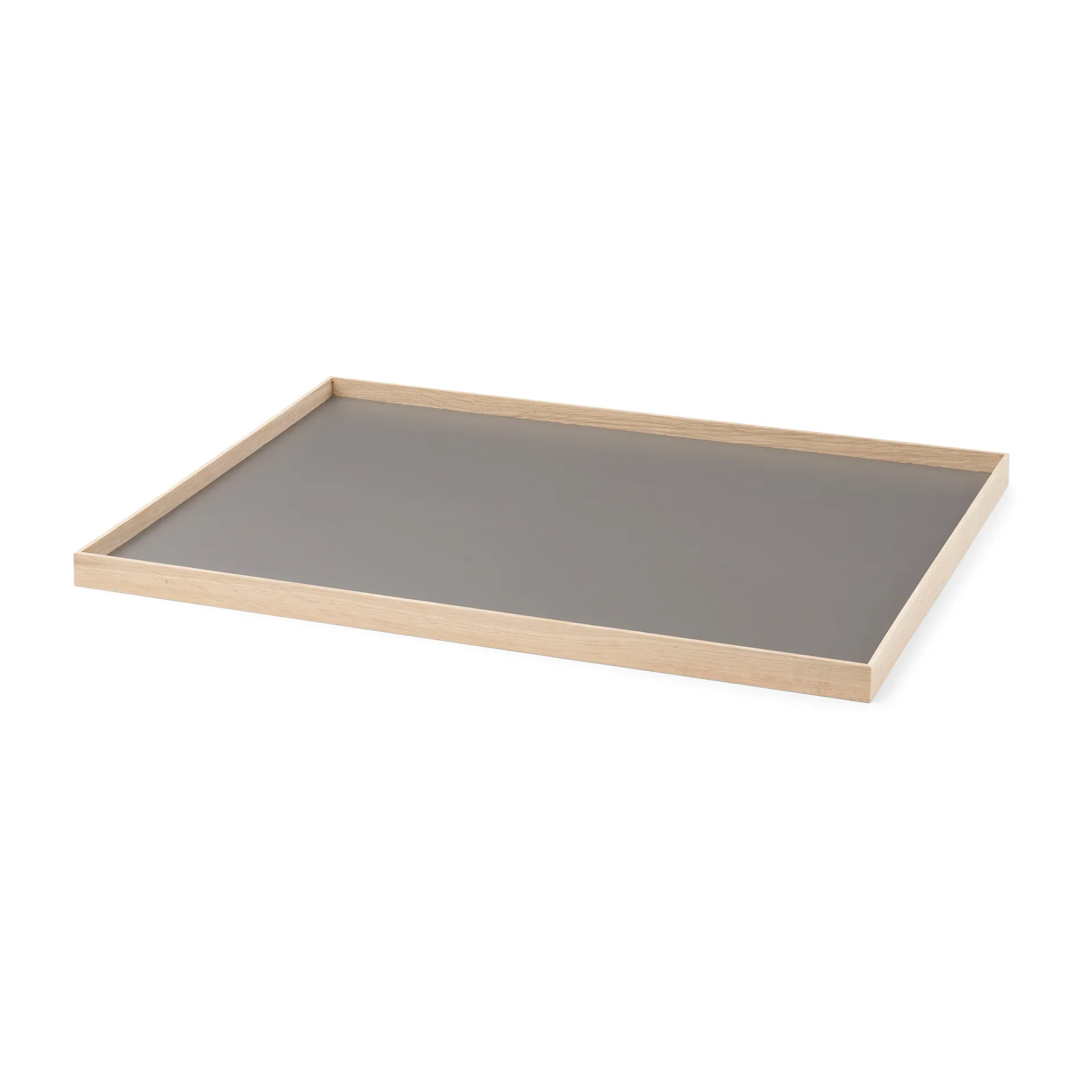 Frame tray large 35.5x50.6 cm, Oak-light grey Gejst