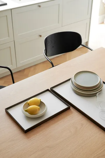 Frame tray large 35.5x50.6 cm - Smoked oak-beige - Gejst