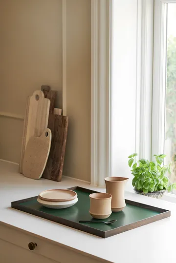 Frame tray large 35.5x50.6 cm - Smoked oak-green - Gejst