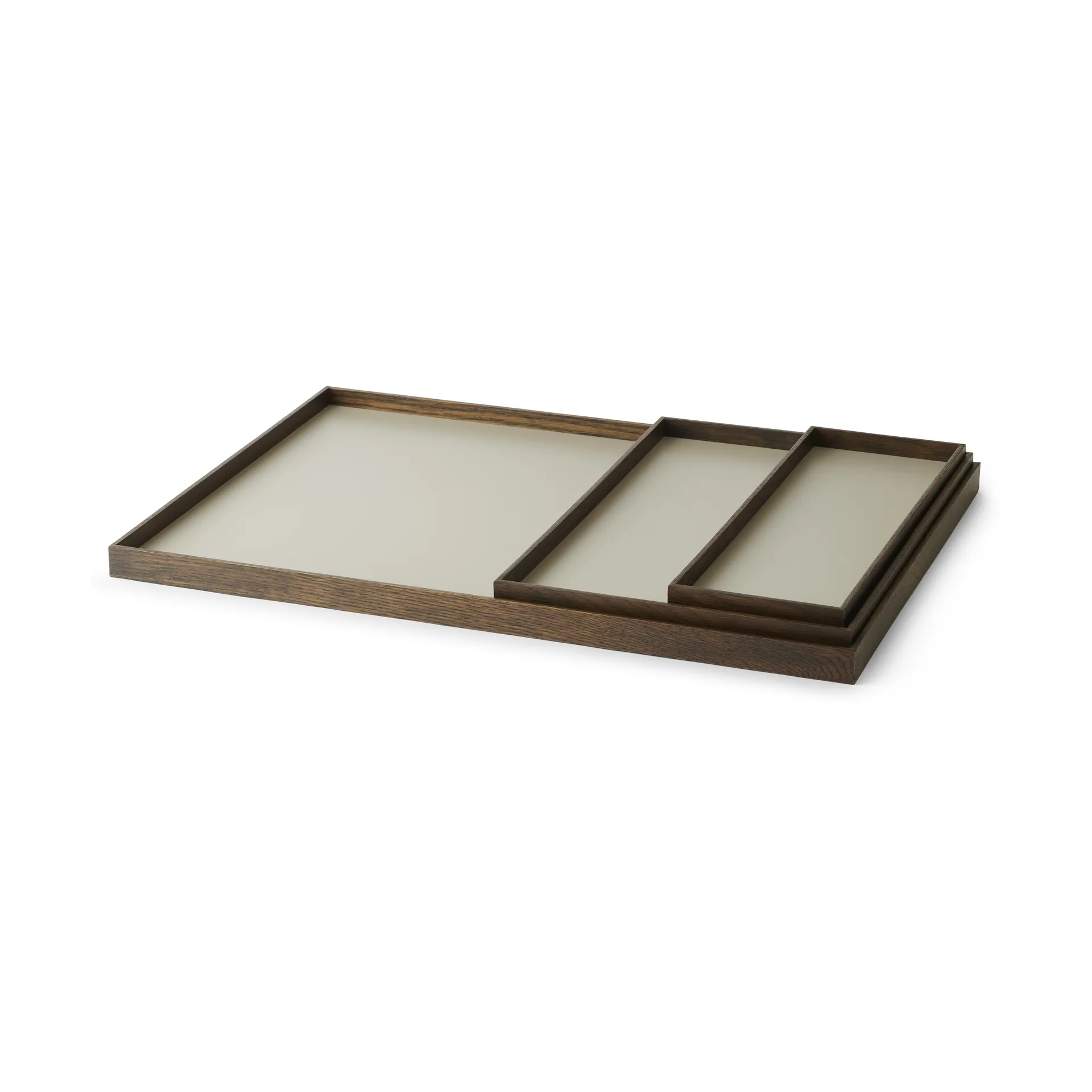 Frame tray medium 23x34 cm, Smoked oak-Grey Gejst