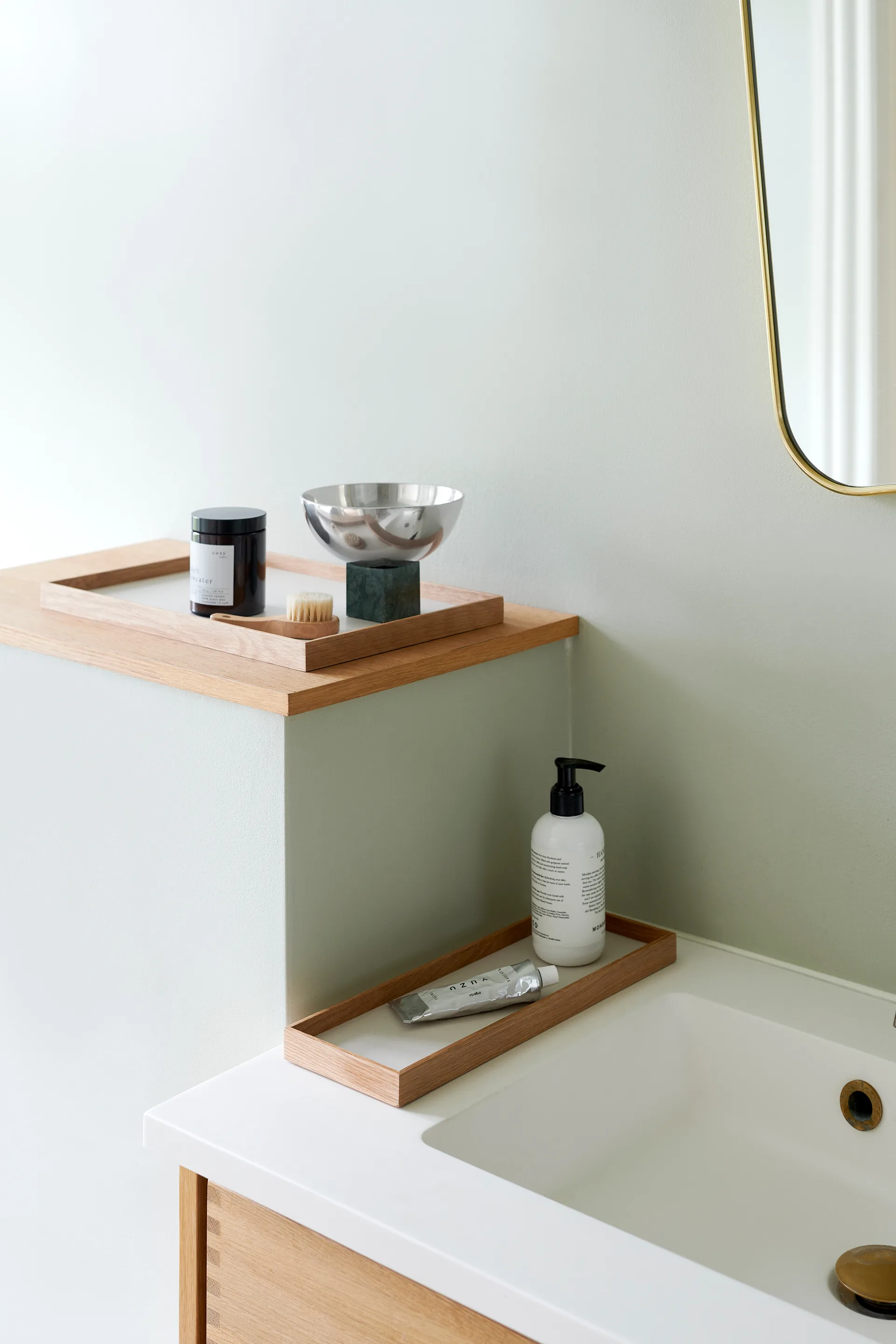 Frame tray small 11x32.4 cm, Oak-beige Gejst