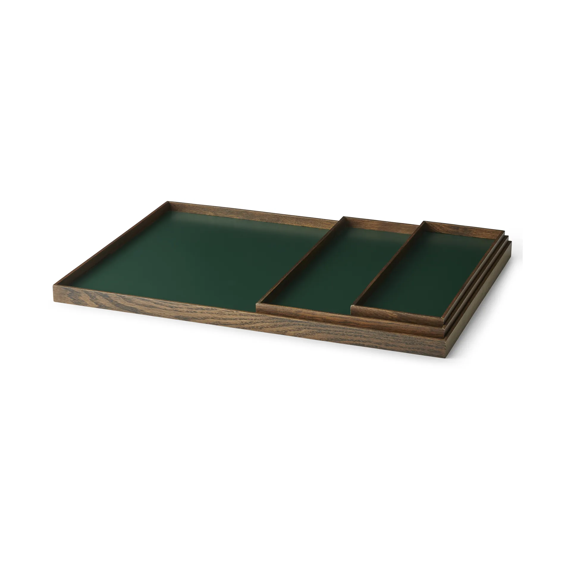 Frame tray small 11x32.4 cm, Smoked oak-green Gejst