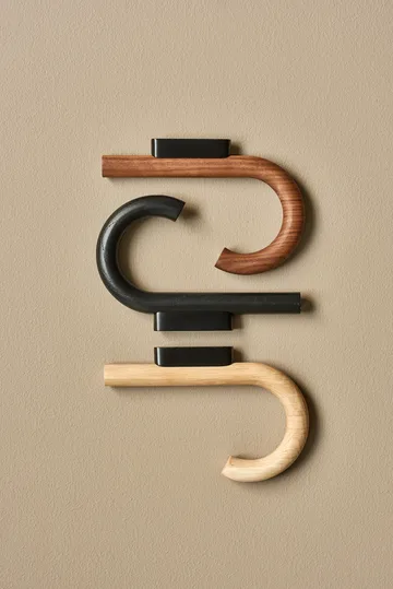 Hook hook 19 cm - Oak-black - Gejst