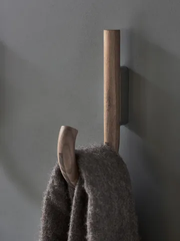 Hook hook 19 cm - Walnut-black - Gejst