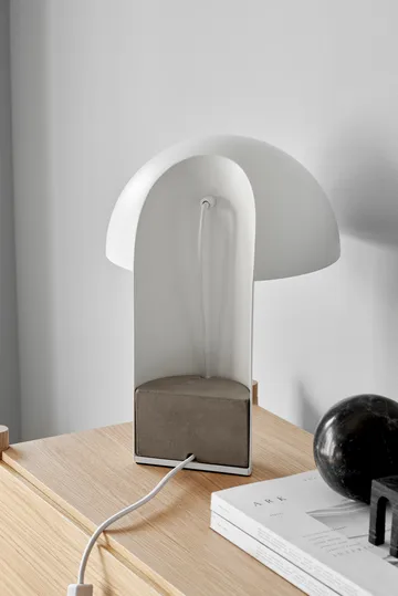 Leery table lamp 40 cm - White - Gejst