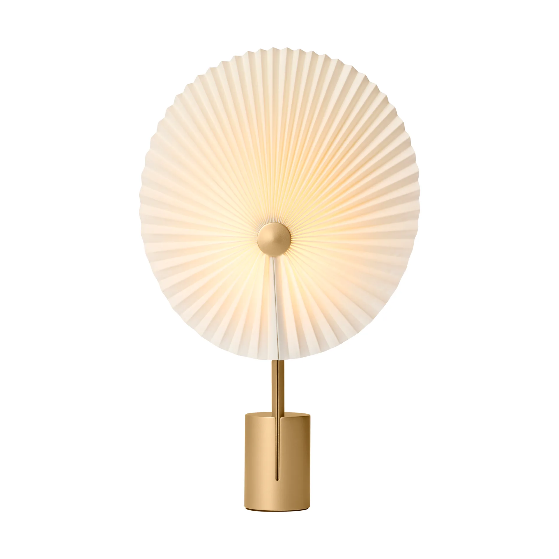Liris portable table lamp, Brass Gejst