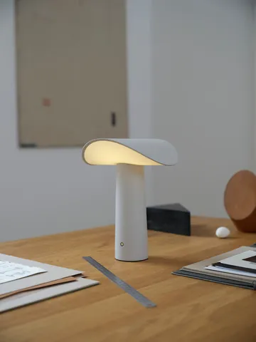 Lium portable table lamp 22.5 cm - Warm grey - Gejst