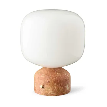 Meemo portable table lamp 23 cm - Amber Red marble - Gejst