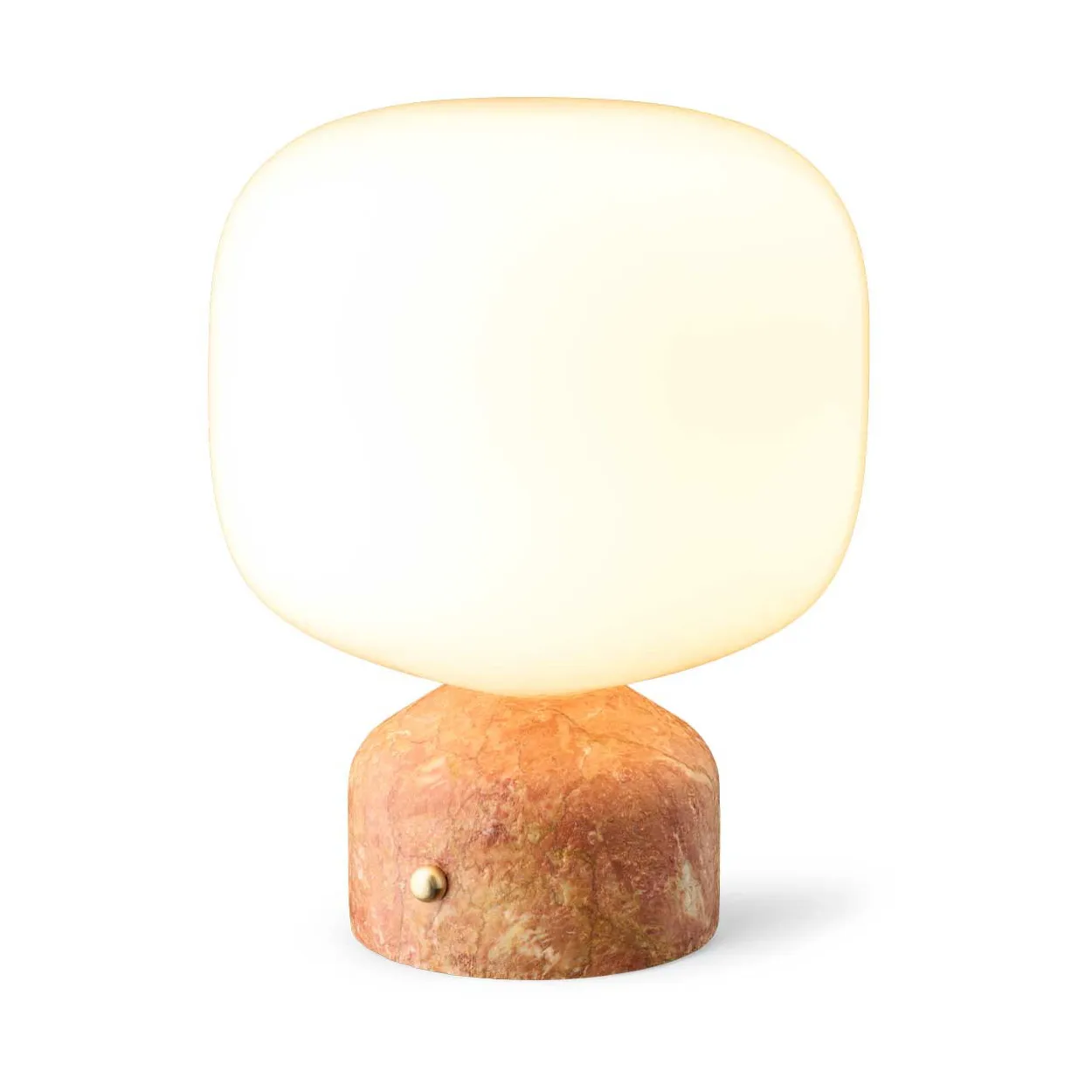 Meemo portable table lamp 23 cm, Amber Red marble Gejst