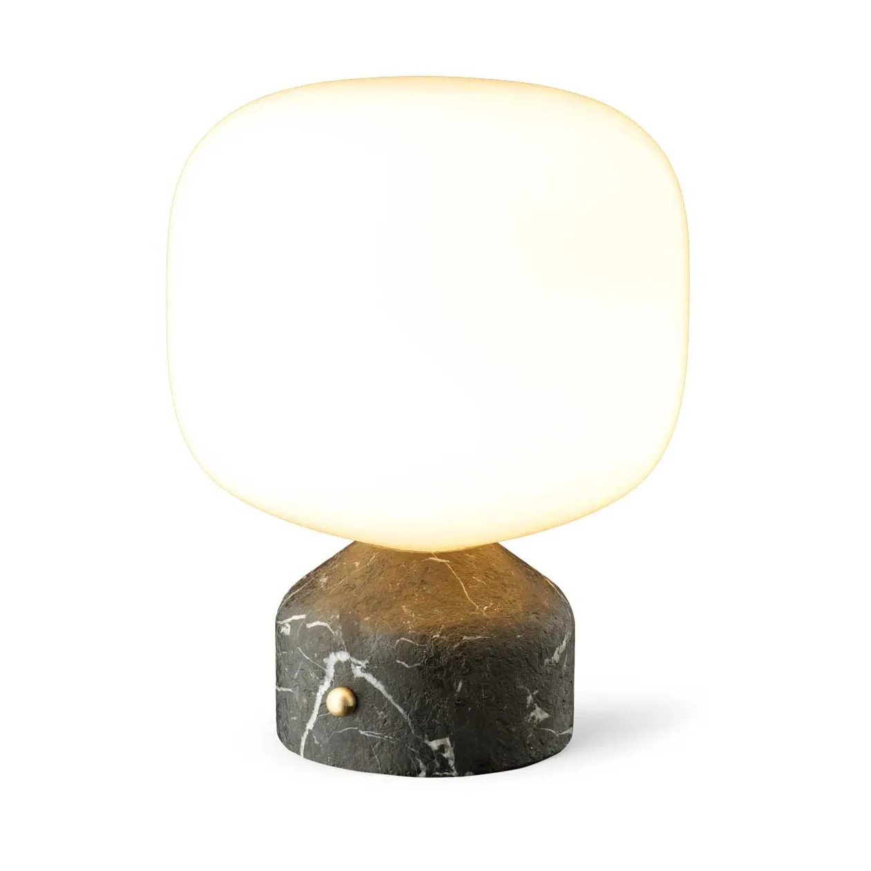 Meemo portable table lamp 23 cm, Black marble Gejst