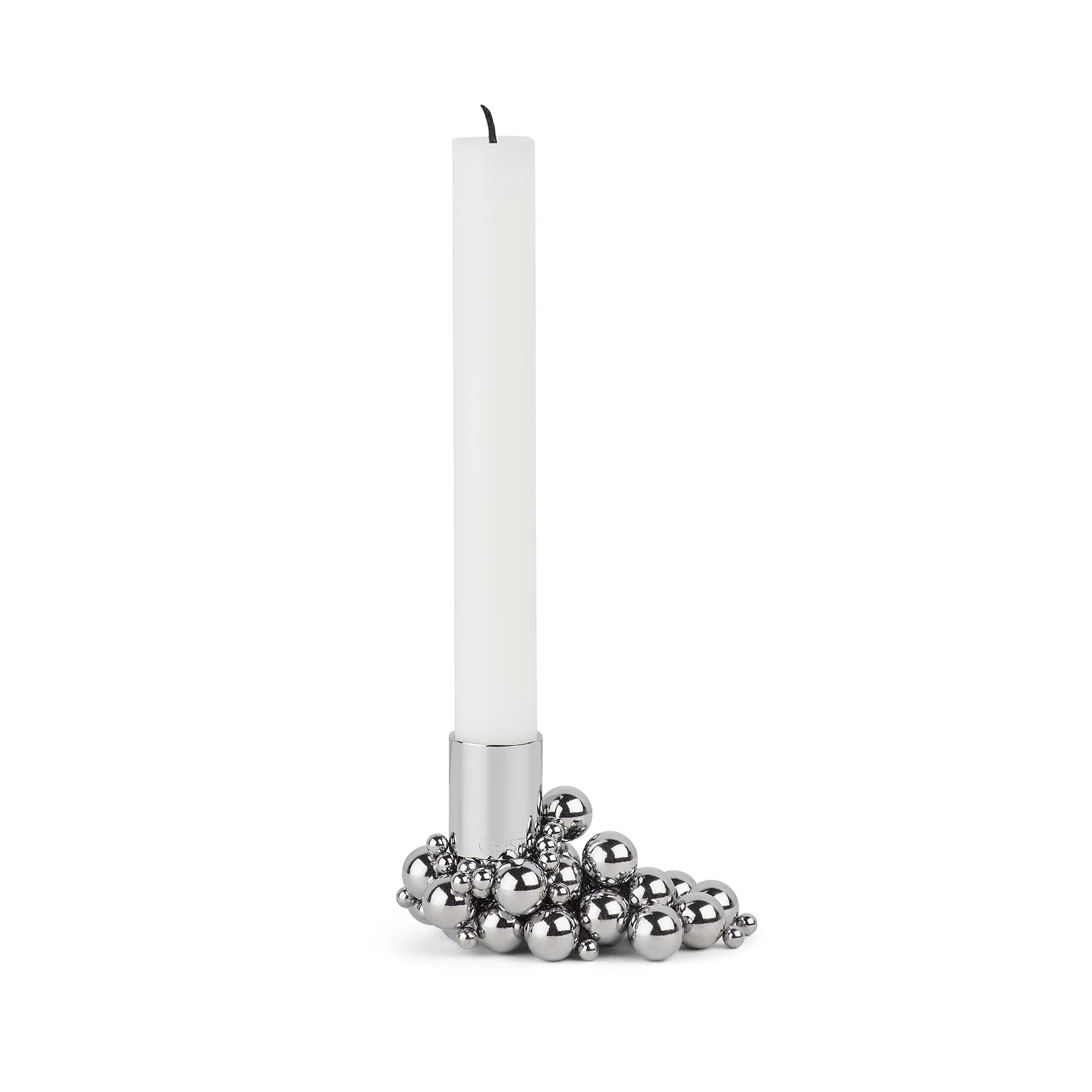 Molekyl candlestick 1, Chrome Gejst
