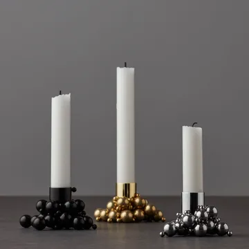 Molekyl candlestick 1 - Chrome - Gejst