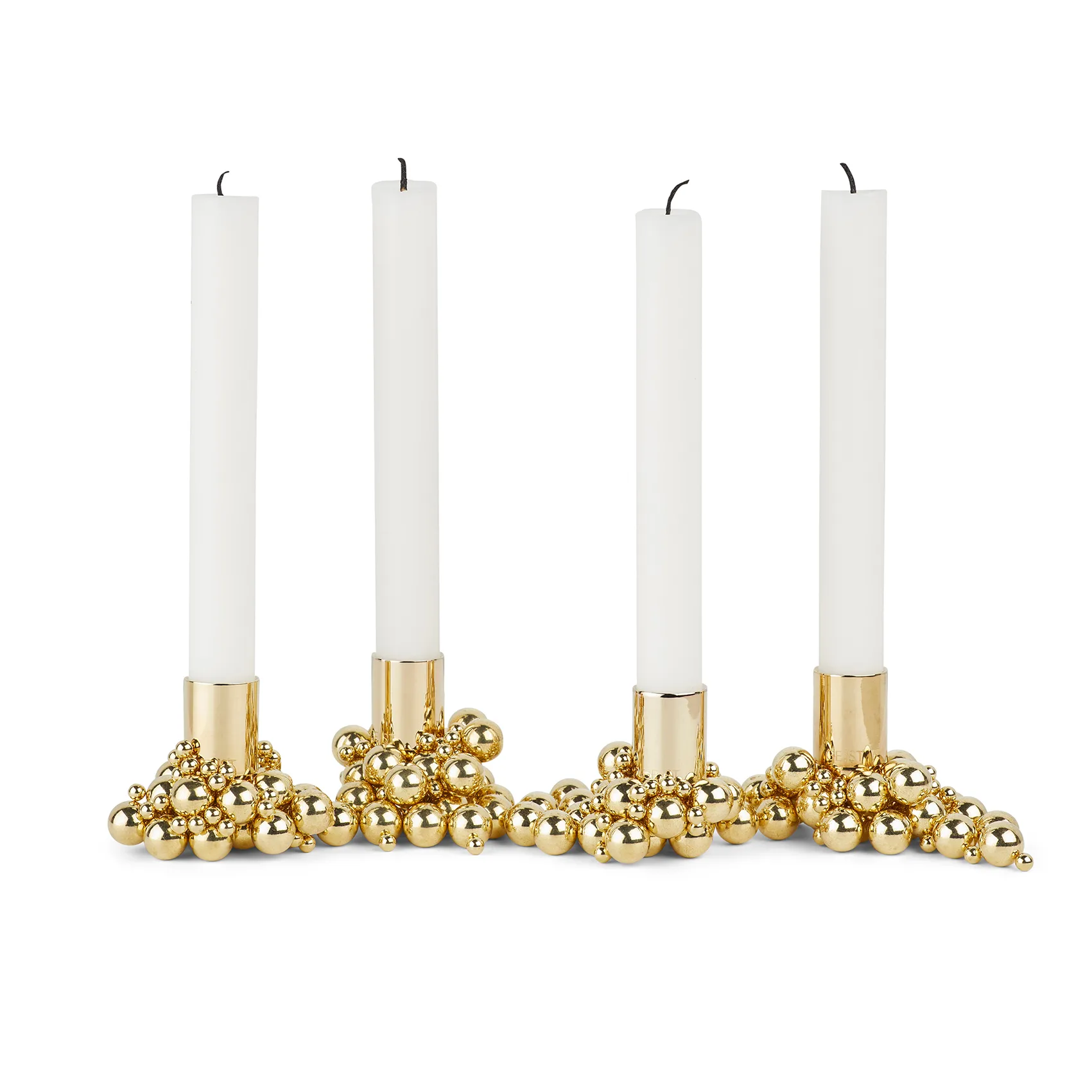 Molekyl candlestick 4, Brass Gejst