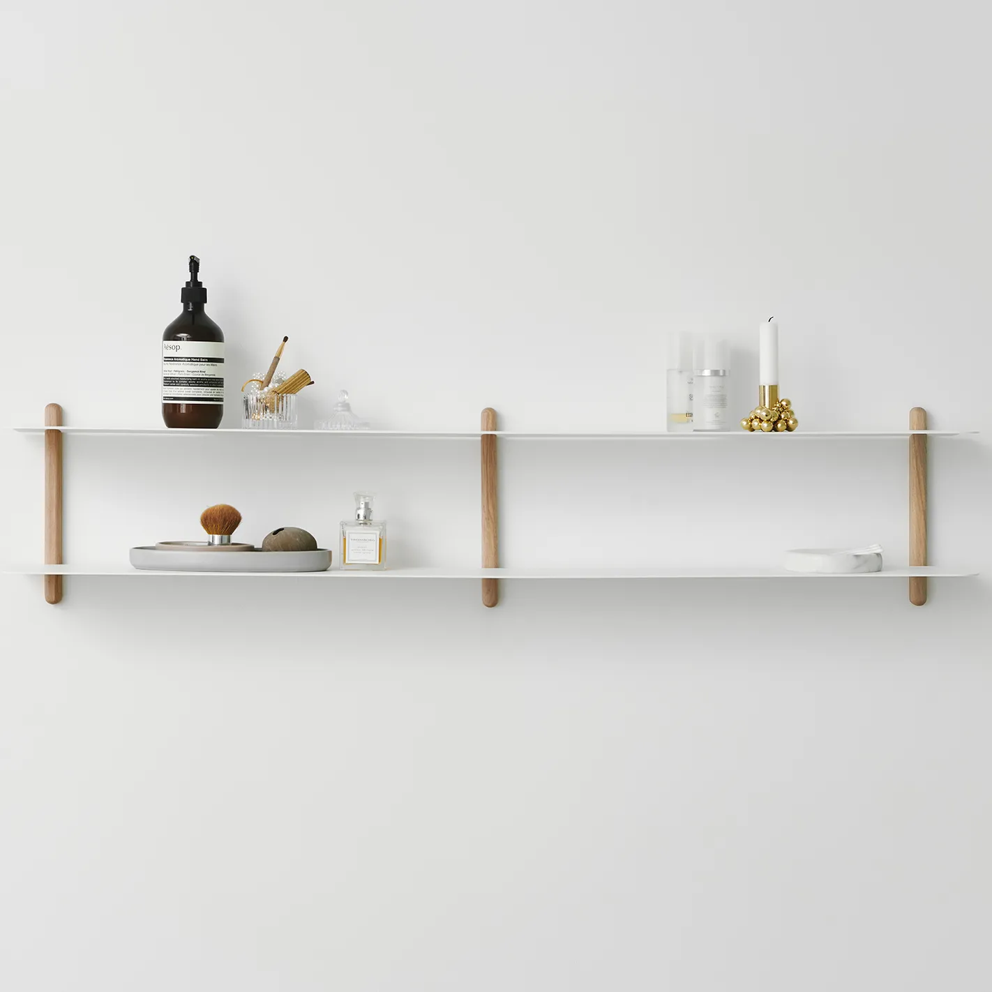 Nivo shelf C, Light oak-white Gejst