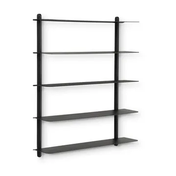 Nivo shelf E - Black stained box-black - Gejst