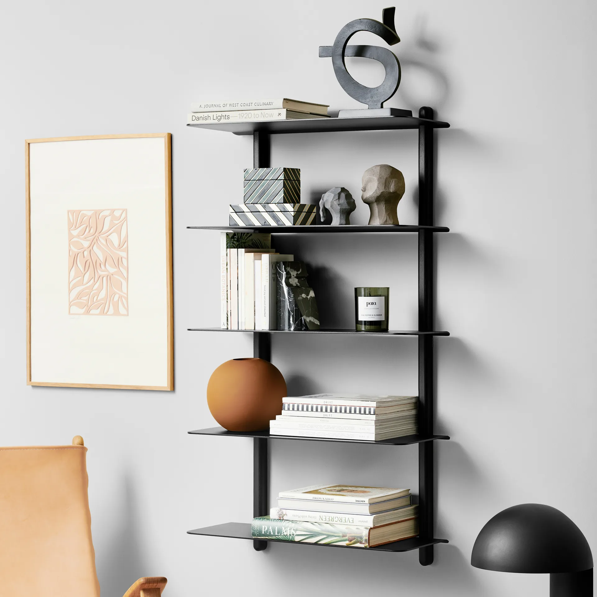 Nivo shelf E large, Light oak-white Gejst