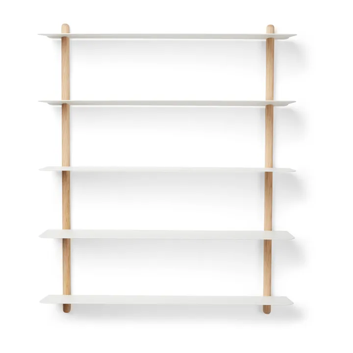Nivo shelf E - Light oak-white - Gejst
